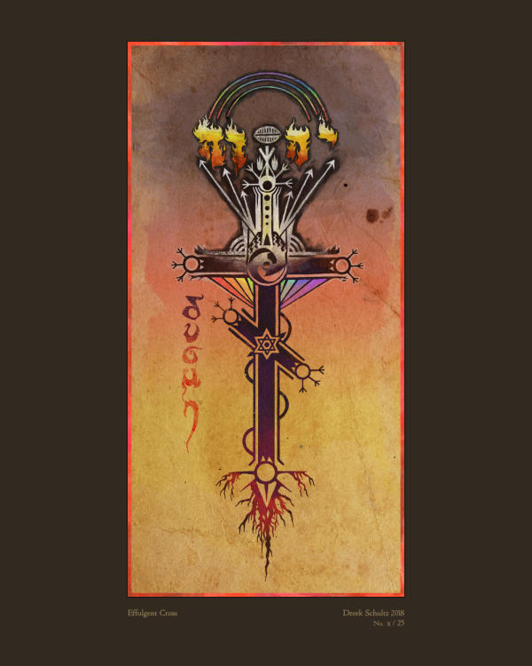 DS-008.002 / Effulgent Cross / 11x14" / 2/25