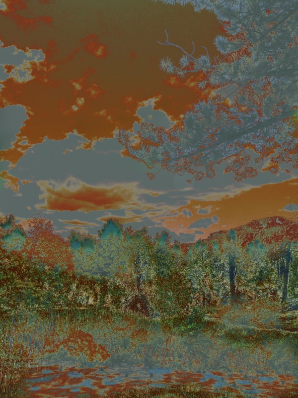 Mystic Skies by Debra Sutherland Core  Fine Art