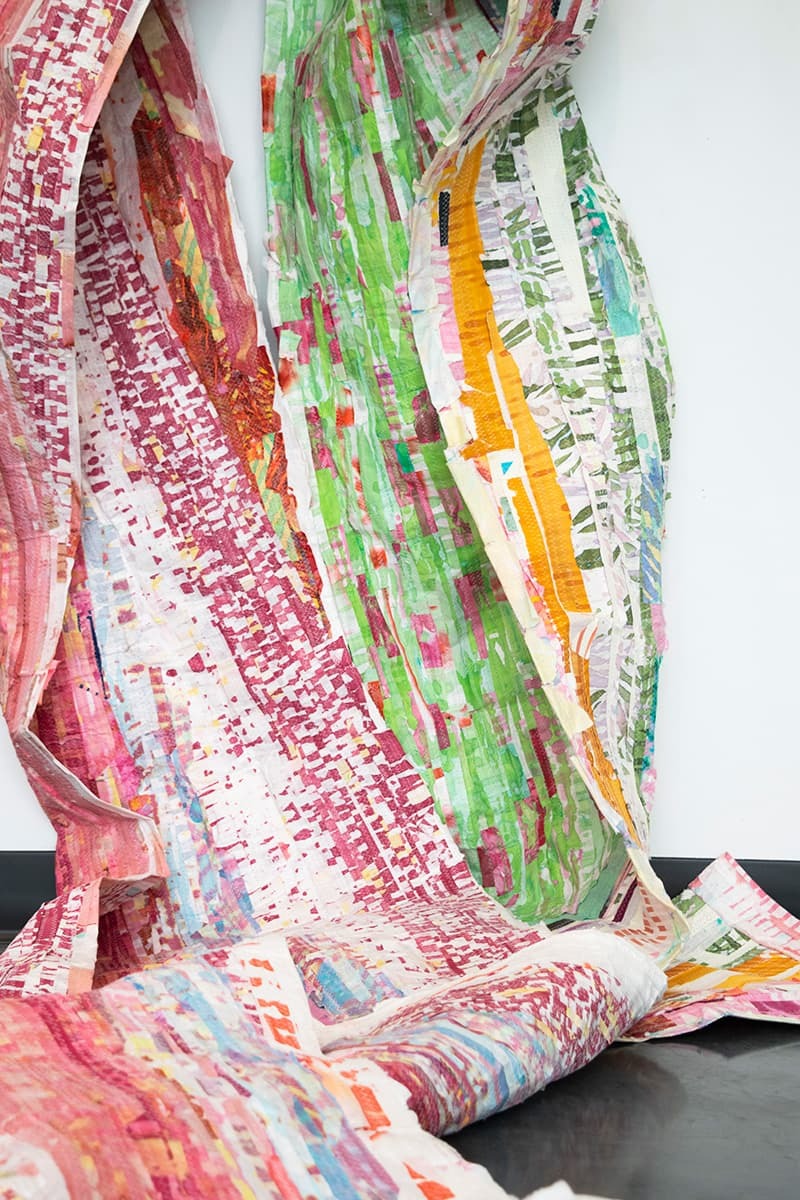 Colorful paper artwork