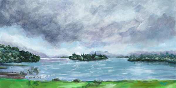 Derwentwater, Keswick by Meredith Howse Art