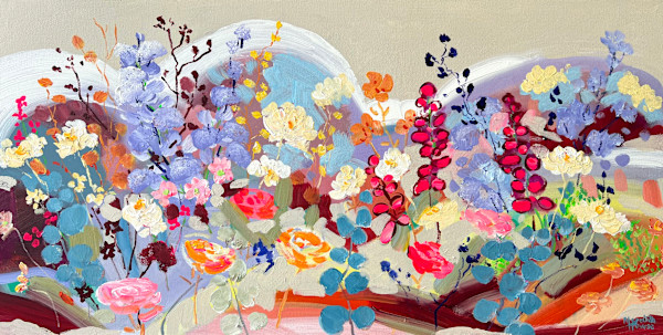 Flower Grove Vintage by Meredith Howse Art