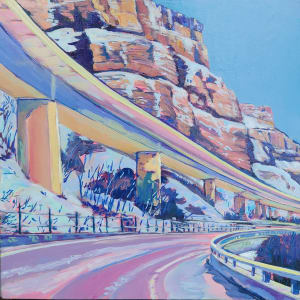 I-70 in the snow by Kate Joiner