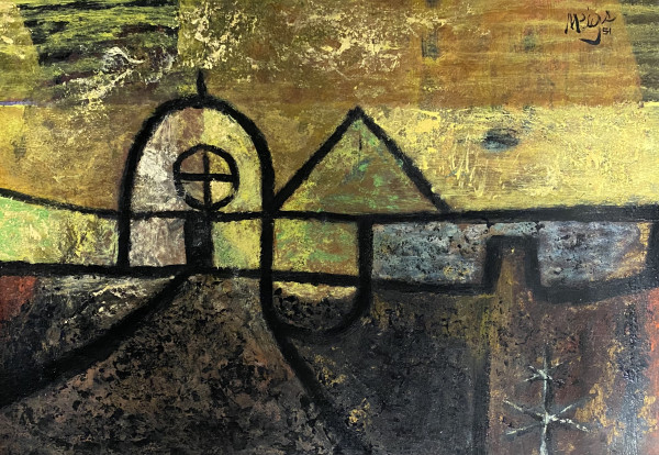 Landscape with Church by Walter Meigs