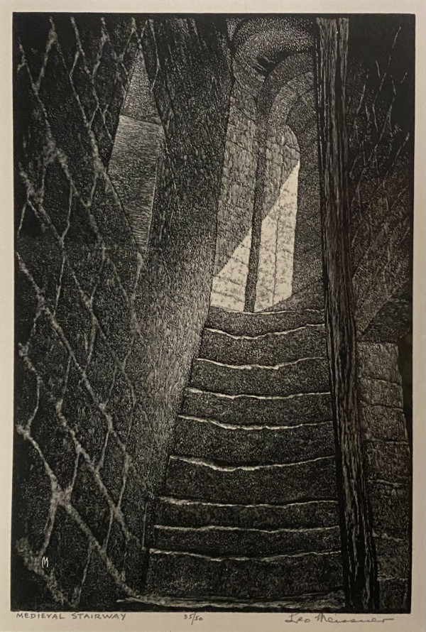 Medieval Stairway by Leo Meissner
