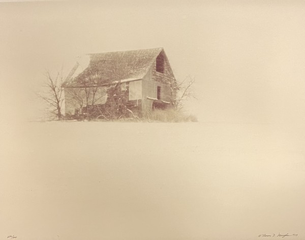 Old Barn in Snow by Thomas Mangelsen