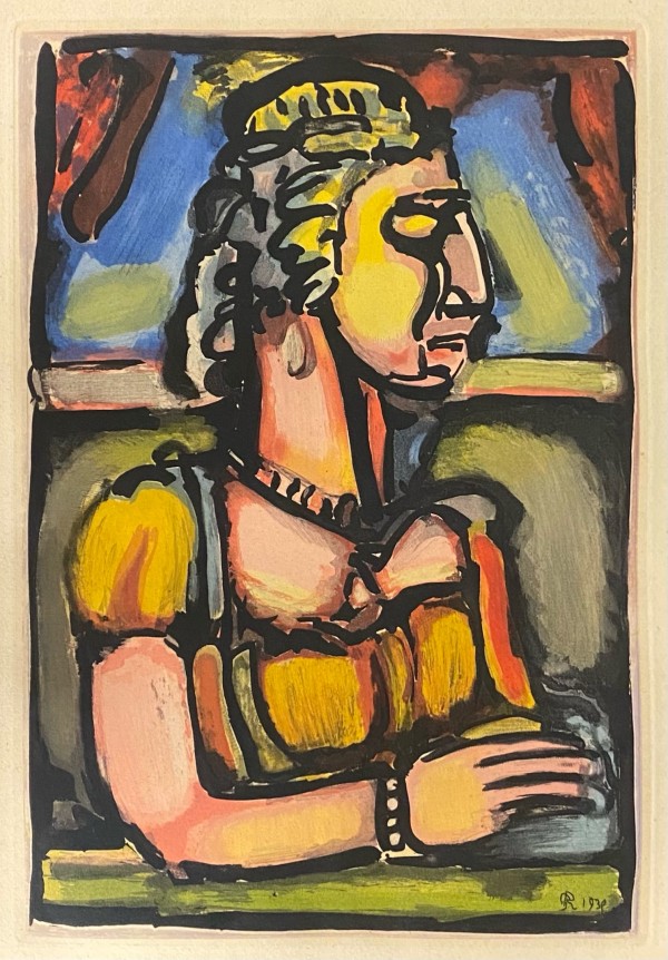 Les Ruines elles-mêmes ont peri (Sainte Pute) by Georges Dominique Rouault