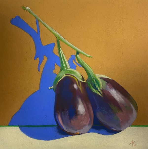 Eggplants by Mary Silverwood