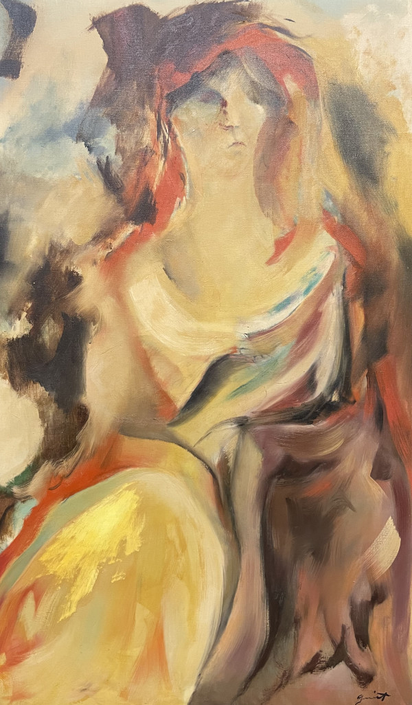 Lonesome Finery  (Portrait of a Woman) by Walter Quirt