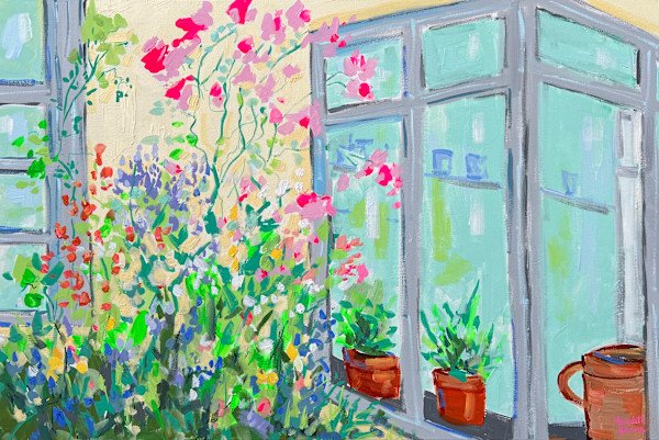 Summer in Willowvale, Nairn by Meredith Howse Art