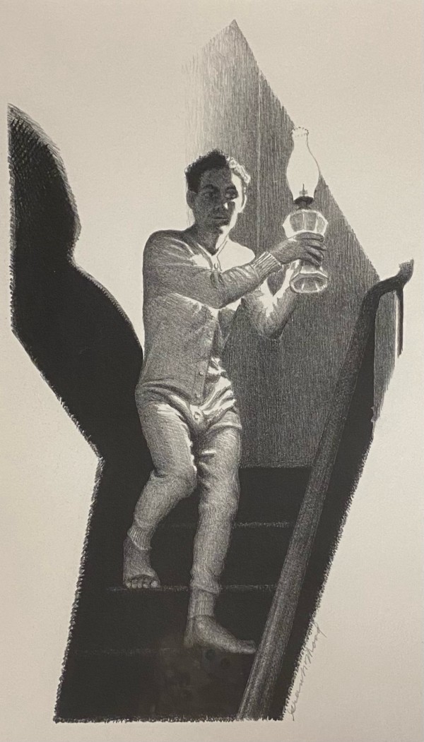 Midnight Alarm by Grant Wood