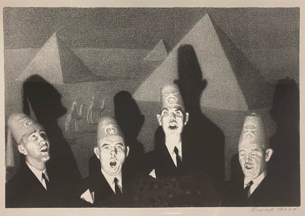 Shrine Quartet by Grant Wood