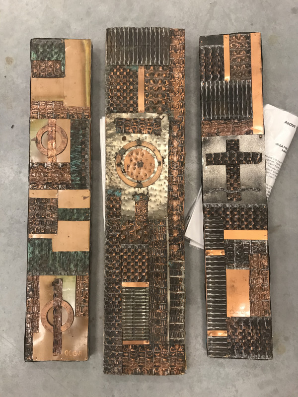 Abstract Copper Relief by Olga Stepanek