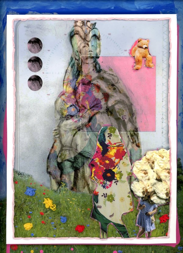 Paris: Garden Collage by Kristi Crow-Pruett