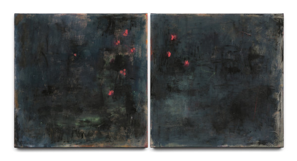 The keeper of the stars (dyptich) by Marisabel Gonzalez