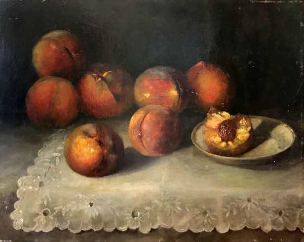 Still Life with Peaches by T. T.