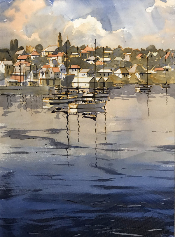 View of Harbor, Hobart, Tasmania by Roger Murphy