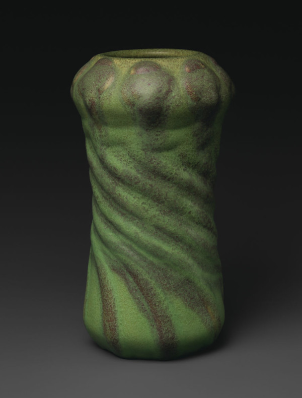 Green Vase by Artus Van Briggle