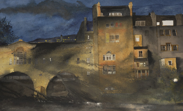 Stormy Night in Bath by Judith Beeby