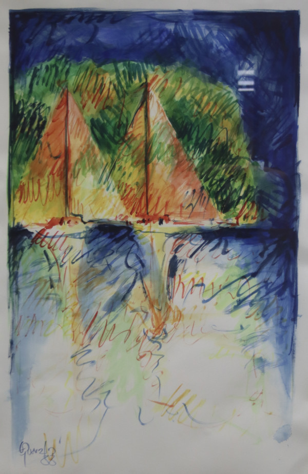 Sailing Boats by Arthur Towata