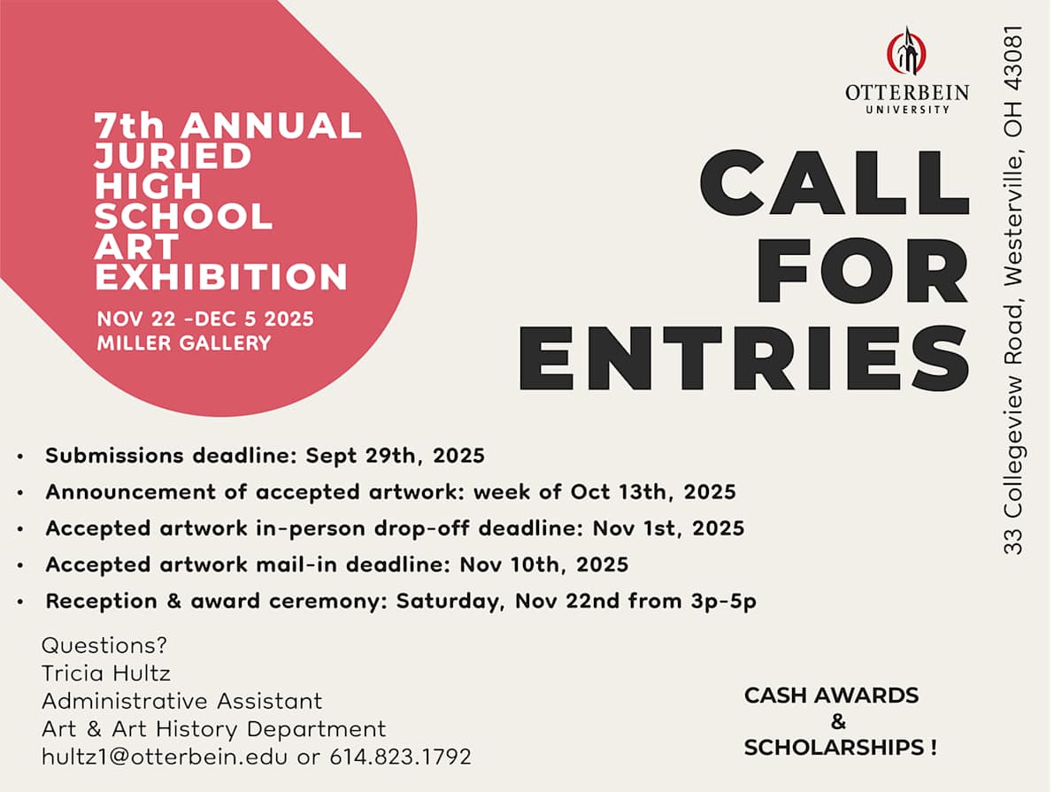 Otterbein University's 7th Annual Juried High School Art Exhibition