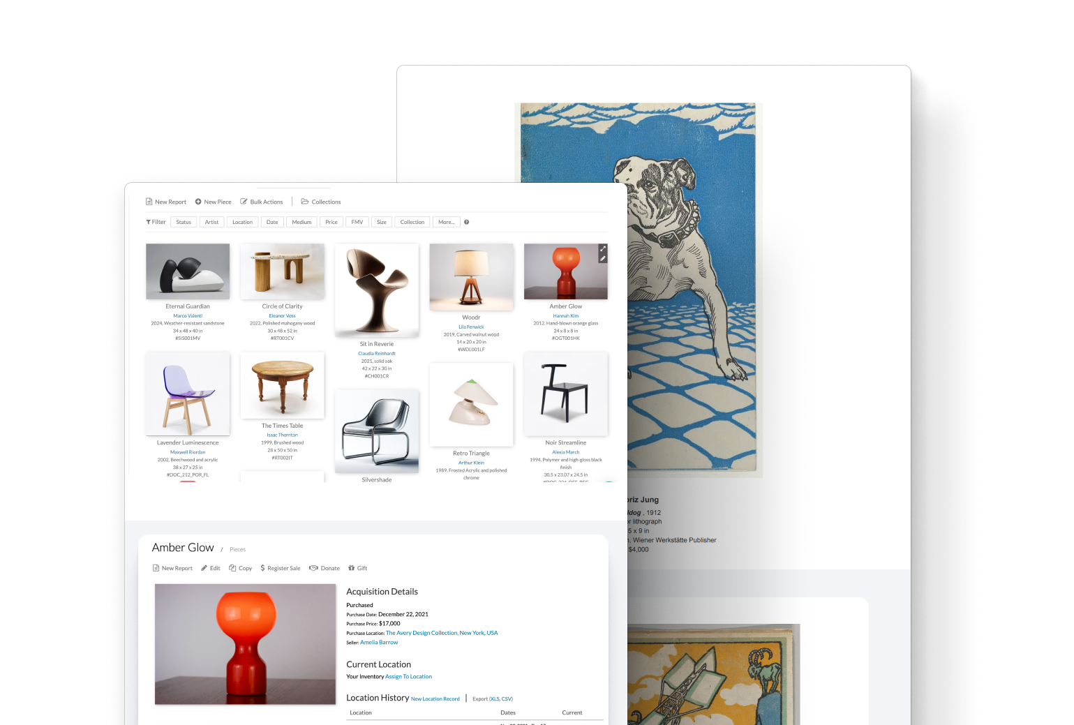 Artwork Archives various Features